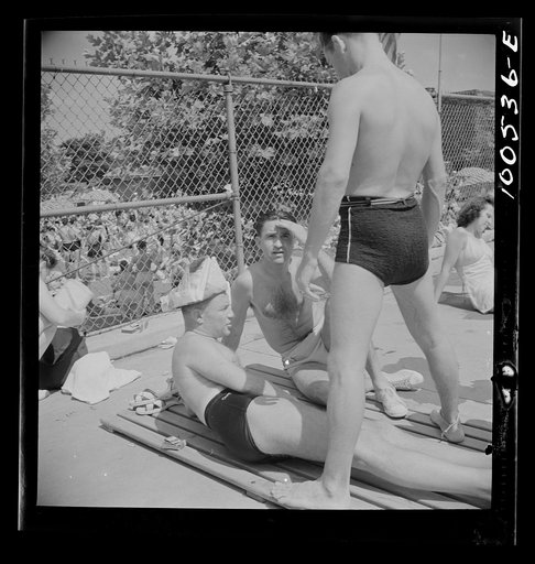 Washington, D.C. Sunday at the edge of the municipal swimming pool