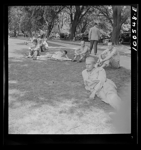 Washington, D.C. Spectators at a baseball game