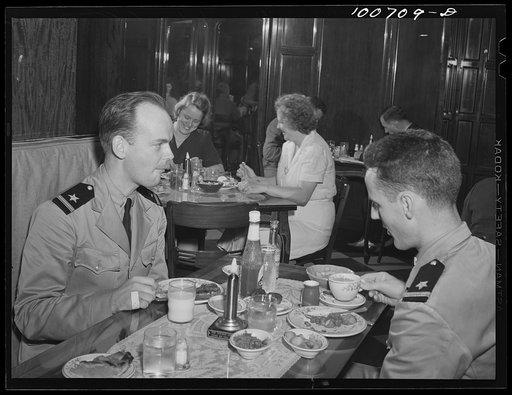 Washington, D.C. Dinner hour at the S&W Cafeteria on G Street N.W.