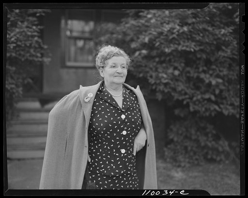 Detroit, Michigan (vicinity). Middle class woman
