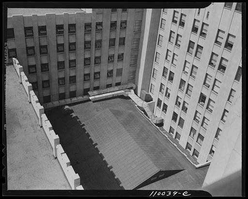 Detroit, Michigan. Back of the Fisher Building