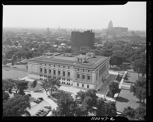 Detroit, Michigan. Main building of the Detroit Public Library