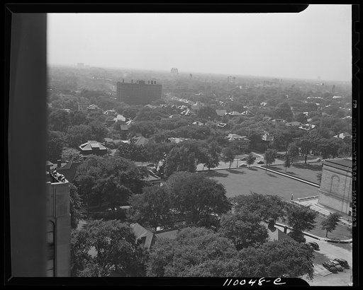 Detroit, Michigan. Looking west from the Maccabee Building