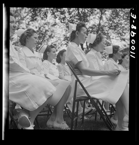 Detroit, Michigan. Nurses of the base hospital number seventeen