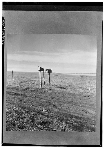 The rolling lands used for grazing near Mills, New Mexico