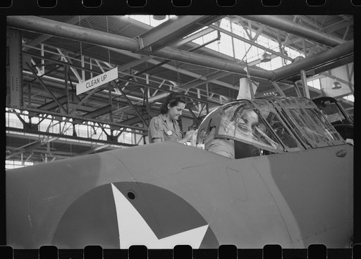 Nashville, Tennessee. Vultee Aircraft Company. Final assembly of the Vengeance (V72) bomber