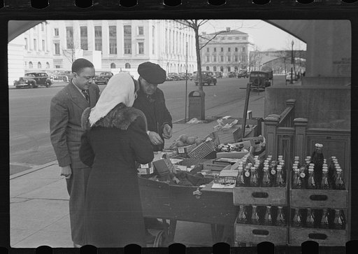 Washington, D.C. A refreshment stand near the Department of Agriculture