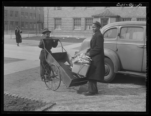 Untitled photo, possibly related to: Chicago, Illinois. Ida B. Wells Housing Project. Houses