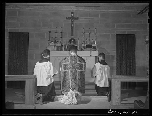 At a Negro Catholic Church service on the South Side. Chicago, Illinois
