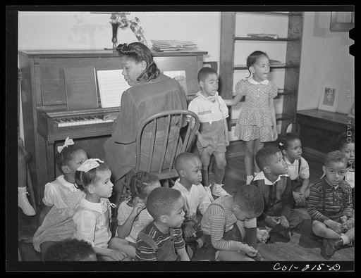 Untitled photo, possibly related to: Atlanta University, Atlanta, Georgia. Nursery children