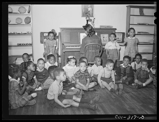Untitled photo, possibly related to: Atlanta University, Atlanta, Georgia. Nursery children