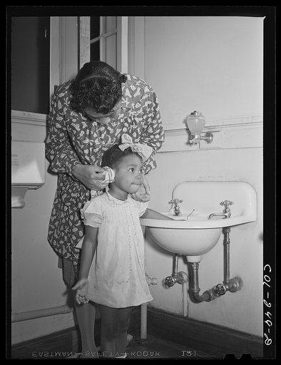 Atlanta University, Atlanta, Georgia. Child in nursery