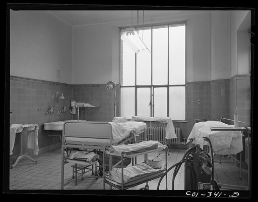 Chicago, Illinois. Provident Hospital. One of the operating rooms