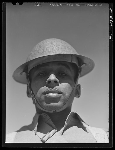 Fort Bragg, North Carolina. Sergeant Franklin Williams of the 41st Engineers