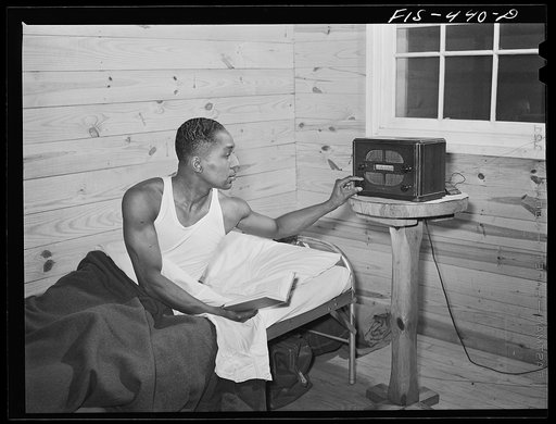 Fort Bragg, North Carolina. Sergeant Williams in the barracks