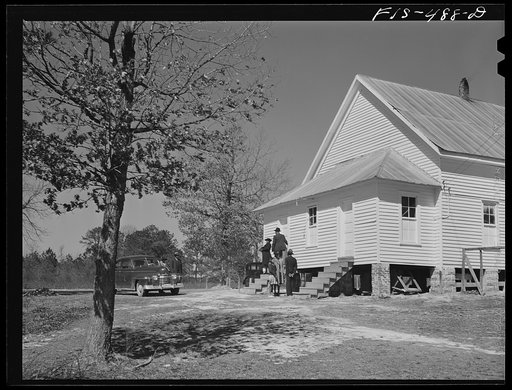Untitled photo, possibly related to: Zebulon, (vicinity), North Carolina. Church attended by the Jones family