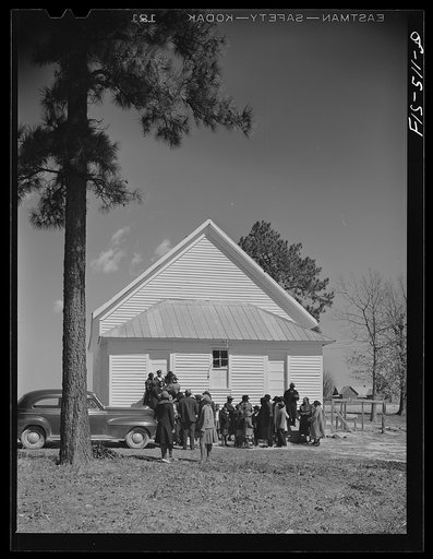 Untitled photo, possibly related to: Zebulon, (vicinity), North Carolina. Church attended by the Jones family