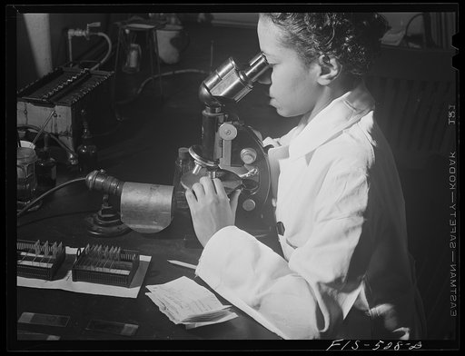 Chicago, Illinois. Provident Hospital. Laboratory technician