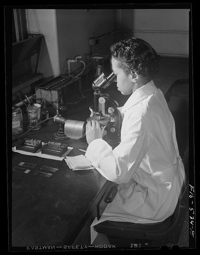 Chicago, Illinois. Provident Hospital. Laboratory technician