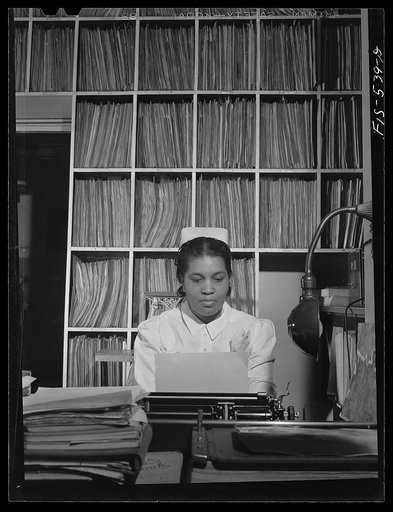 Chicago, Illinois. Provident Hospital. Miss Irene Hill, nurse technician in the radiology department