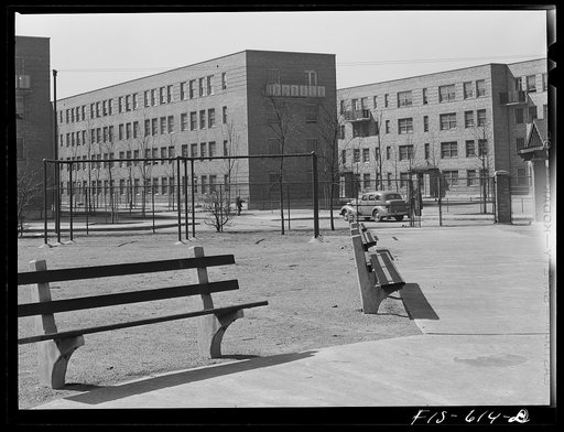 Chicago, Illinois. Ida B. Wells Housing Project. Houses