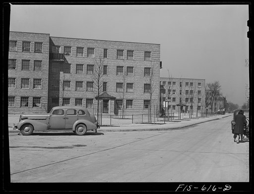 Chicago, Illinois. Ida B. Wells Housing Project. Houses