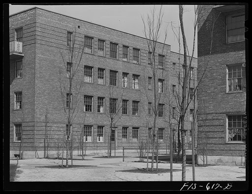 Chicago, Illinois. Ida B. Wells Housing Project. Houses