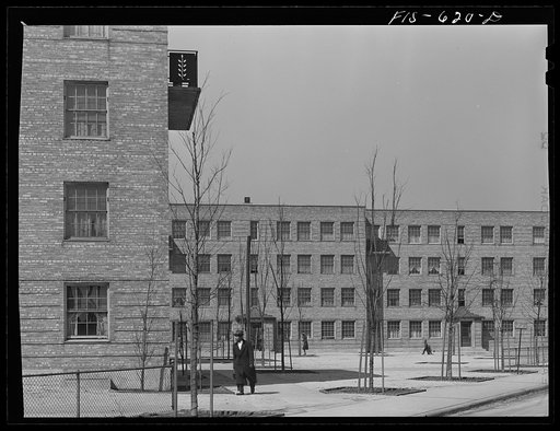 Chicago, Illinois. Ida B. Wells Housing Project. Houses