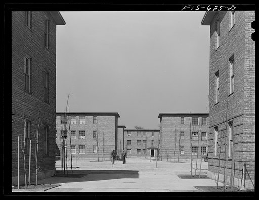 Chicago, Illinois. Ida B. Wells Housing Project. Houses
