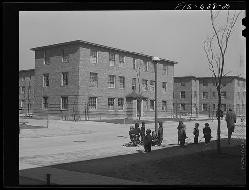 Chicago, Illinois. Ida B. Wells Housing Project. Houses