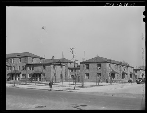 Chicago, Illinois. Ida B. Wells Housing Project. Houses