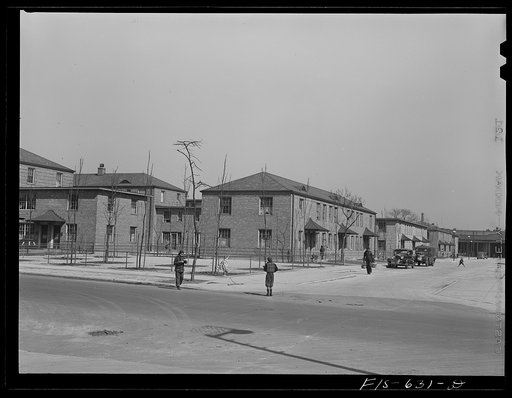 Untitled photo, possibly related to: Chicago, Illinois. Ida B. Wells Housing Project. Houses