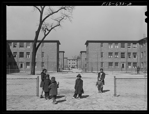 Chicago, Illinois. Ida B. Wells Housing Project. Houses