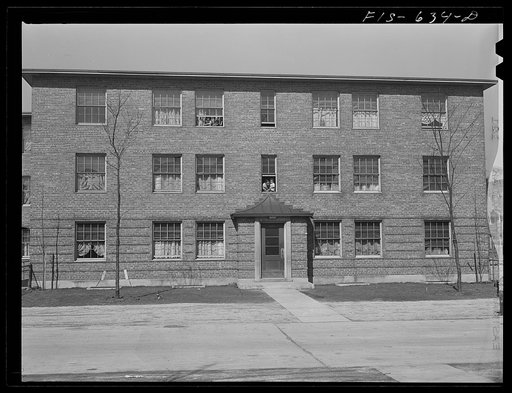 Chicago, Illinois. Ida B. Wells Housing Project. Houses
