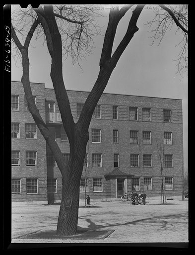Chicago, Illinois. Ida B. Wells Housing Project. Houses