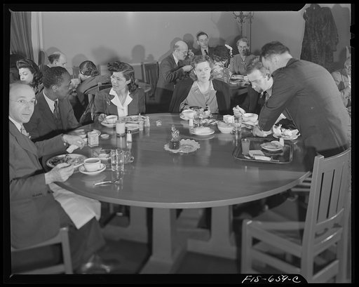 Washington, D.C. Jewal Mazique [i.e. Jewel], working in the accessions division of the Library of Congress
