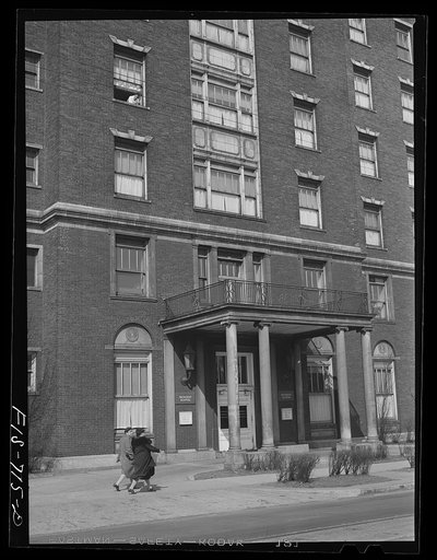 Chicago, Illinois. Provident Hospital. Entrance
