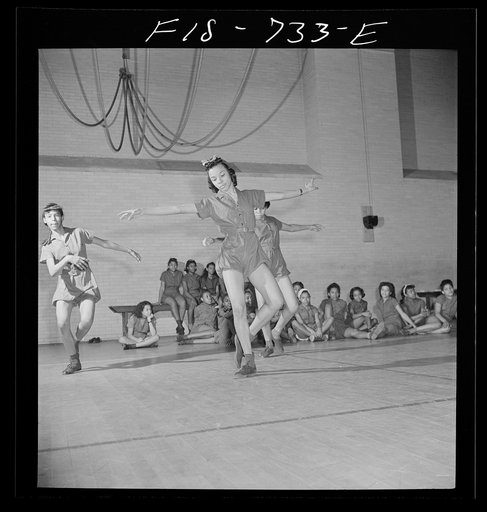 Washington, D.C. Dancing class at an elementary school