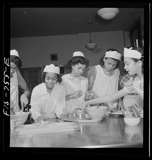 Washington, D.C. Cooking class at the Banneker Junior High School