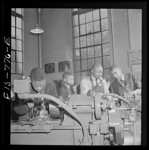 Washington, D.C. Working in machine shop at the Armstrong Technical High School
