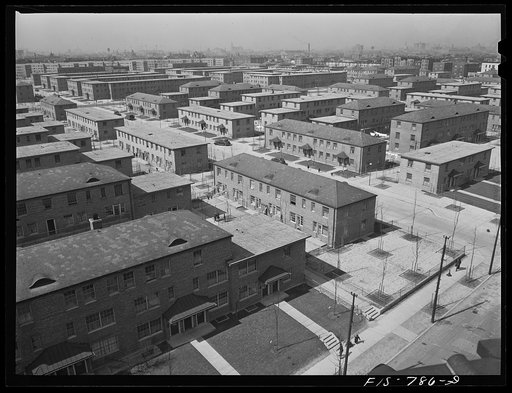 Chicago, Illinois. Ida B. Wells Housing Project. Houses
