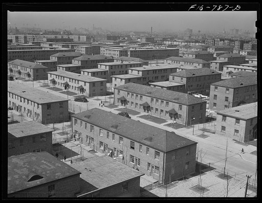 Chicago, Illinois. Ida B. Wells Housing Project. Houses