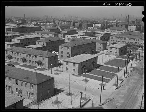 Chicago, Illinois. Ida B. Wells Housing Project. Houses
