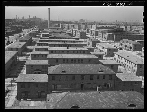 Chicago, Illinois. Ida B. Wells Housing Project. Houses