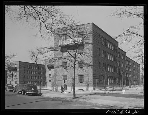 Chicago, Illinois. Ida B. Wells Housing Project. Houses
