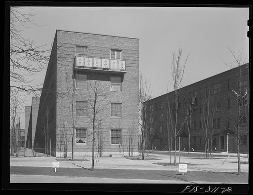 Chicago, Illinois. Ida B. Wells Housing Project. Houses
