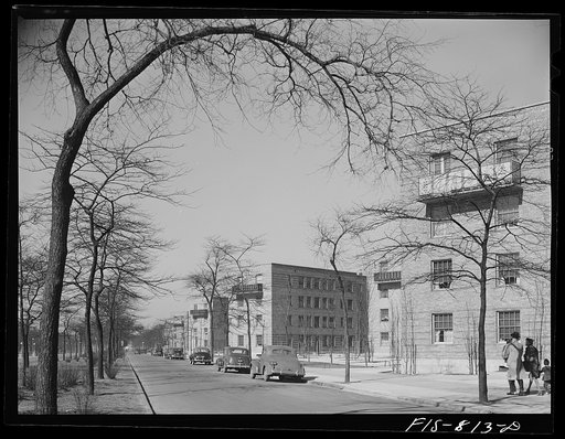 Chicago, Illinois. Ida B. Wells Housing Project. Houses
