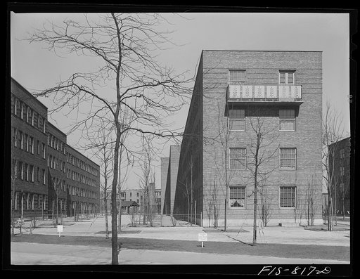 Chicago, Illinois. Ida B. Wells Housing Project. Houses