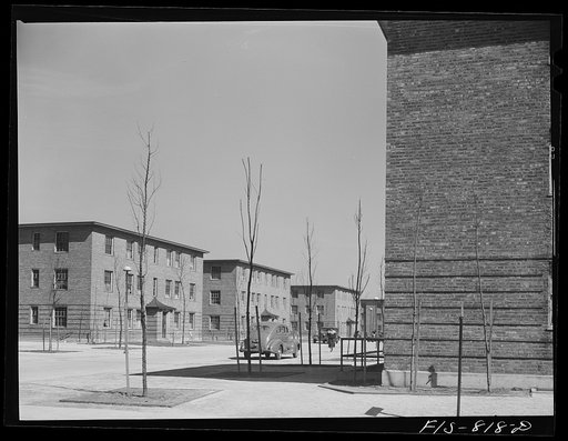 Chicago, Illinois. Ida B. Wells Housing Project. Houses