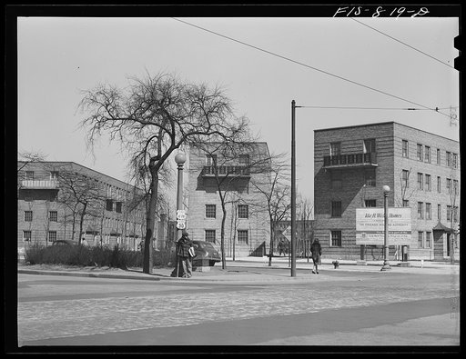 Chicago, Illinois. Ida B. Wells Housing Project. Houses